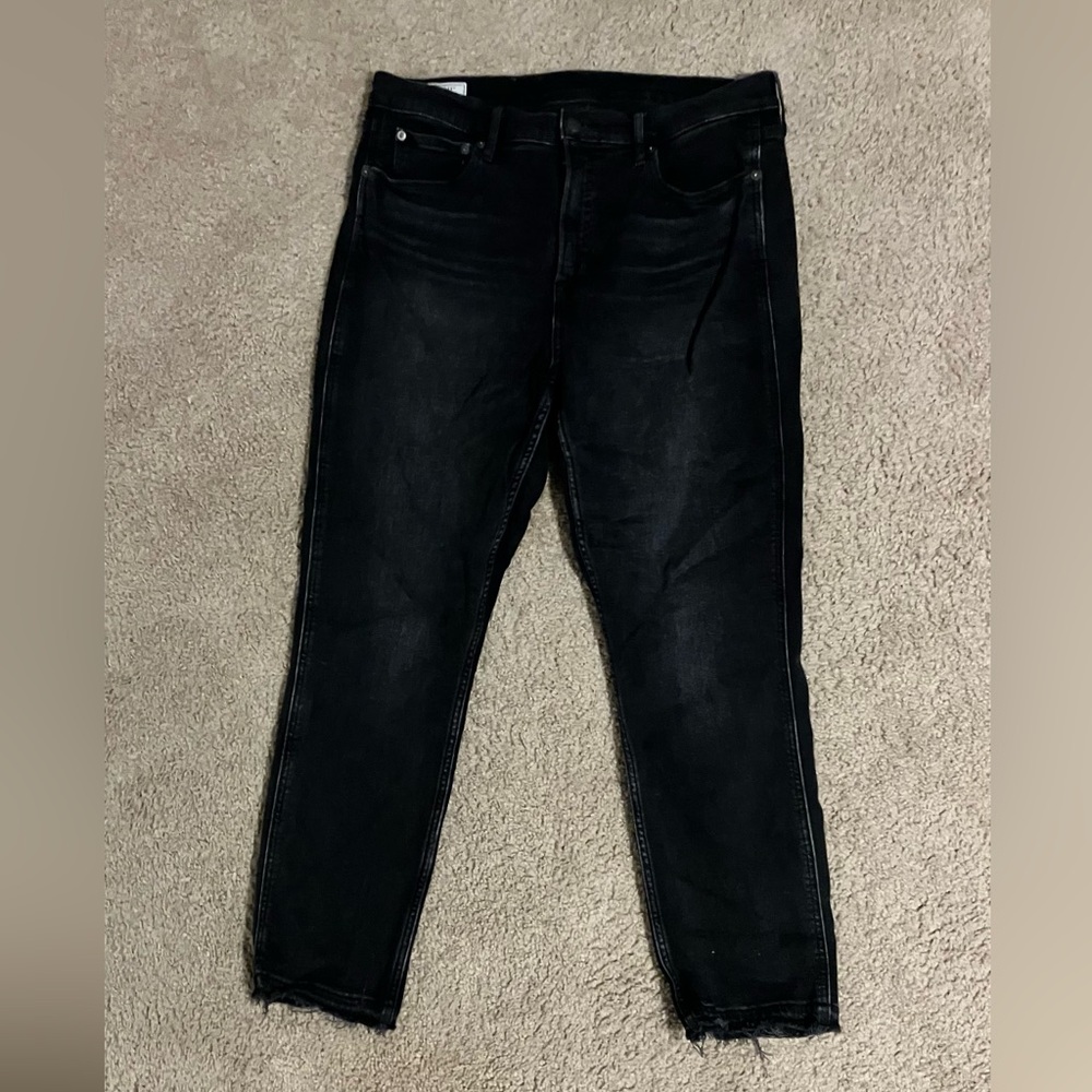 Gap Vintage Slim High Rise jeans with raw edge hem